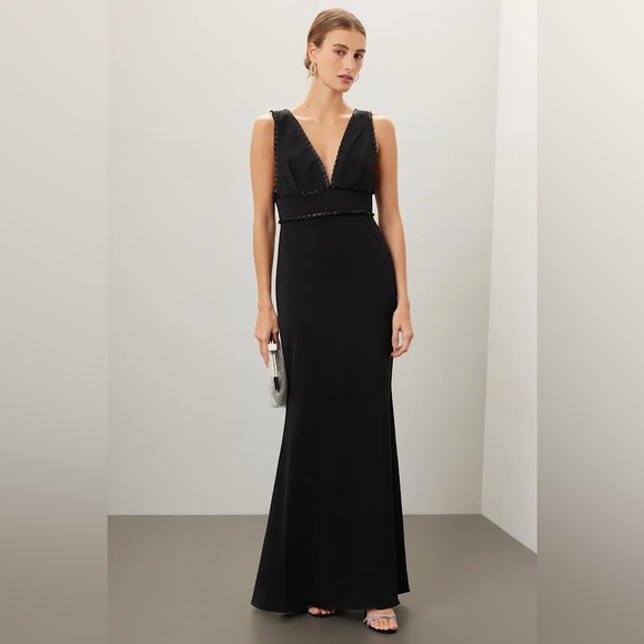 aym studio dress Keira – Size:2X/20W-22W black tulle Third Form Visions Lace